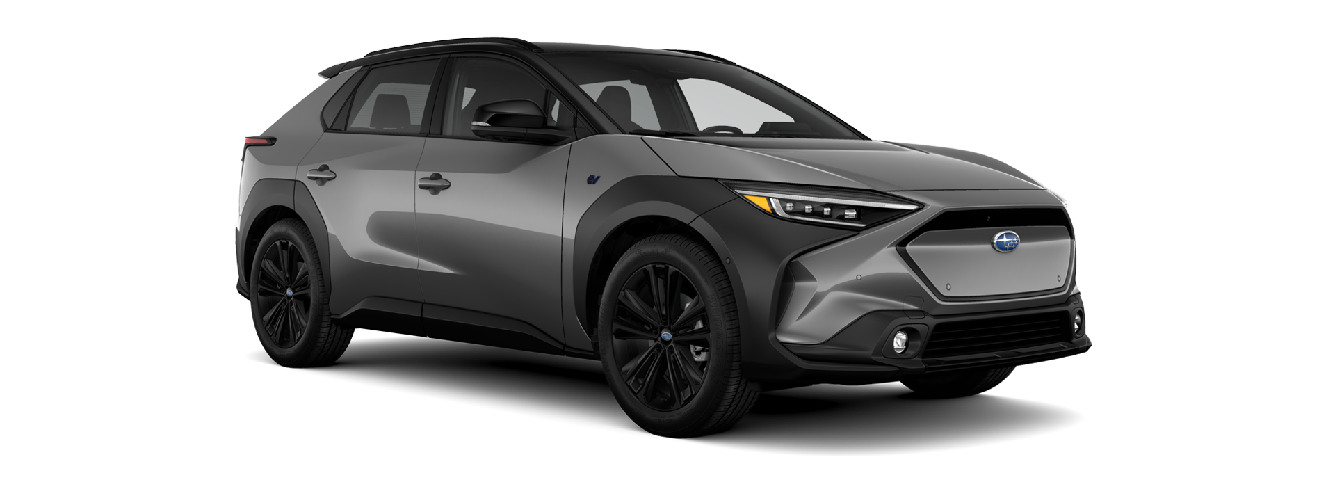 2025 Subaru Solterra Touring Onyx Edition Shown in Smoked Carbon, Two Tone