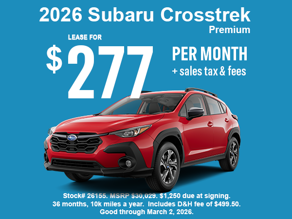 2026 Subaru Crosstrek