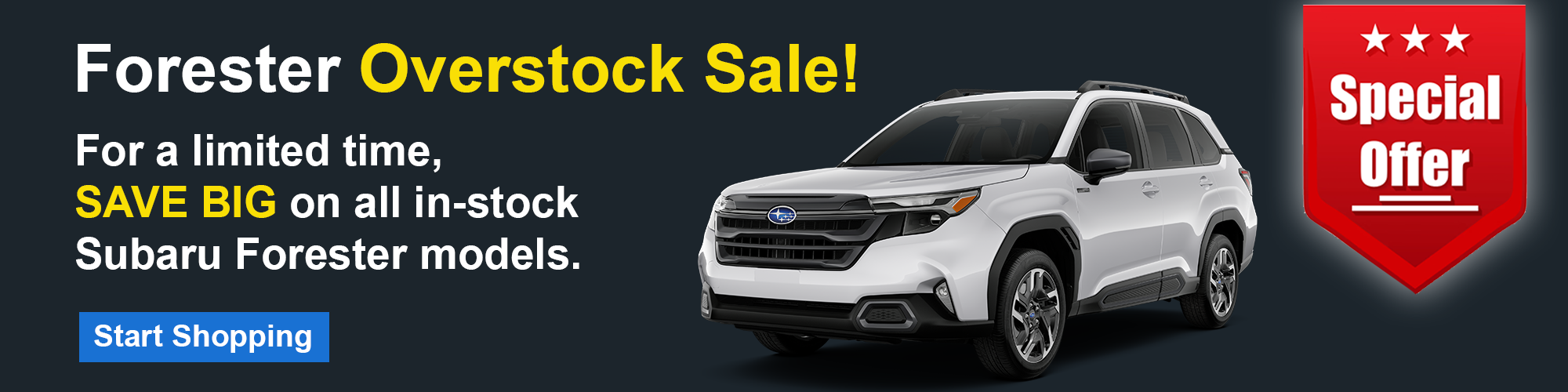New Subaru Forester Sale