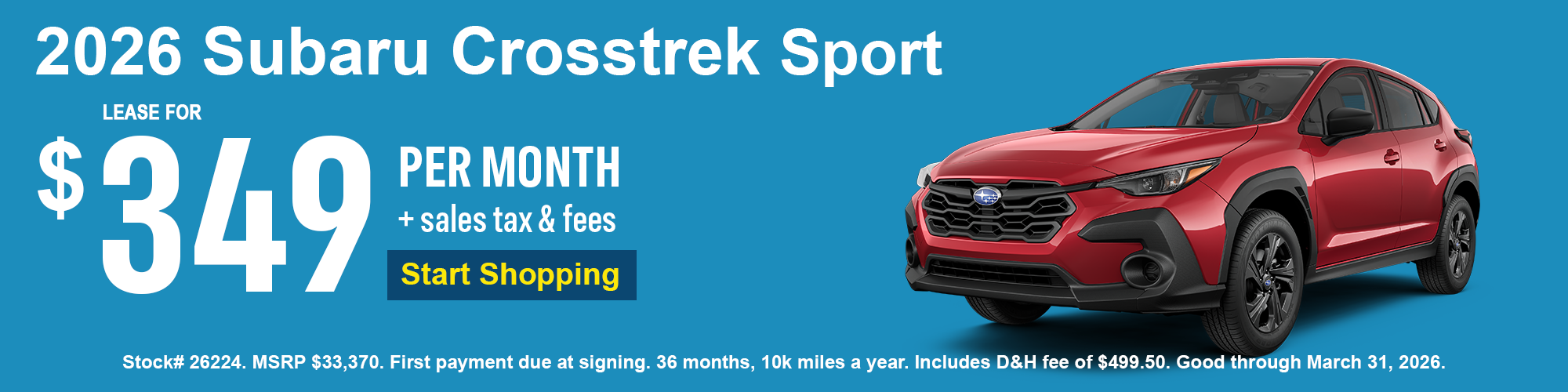 2026 Subaru Crosstrek