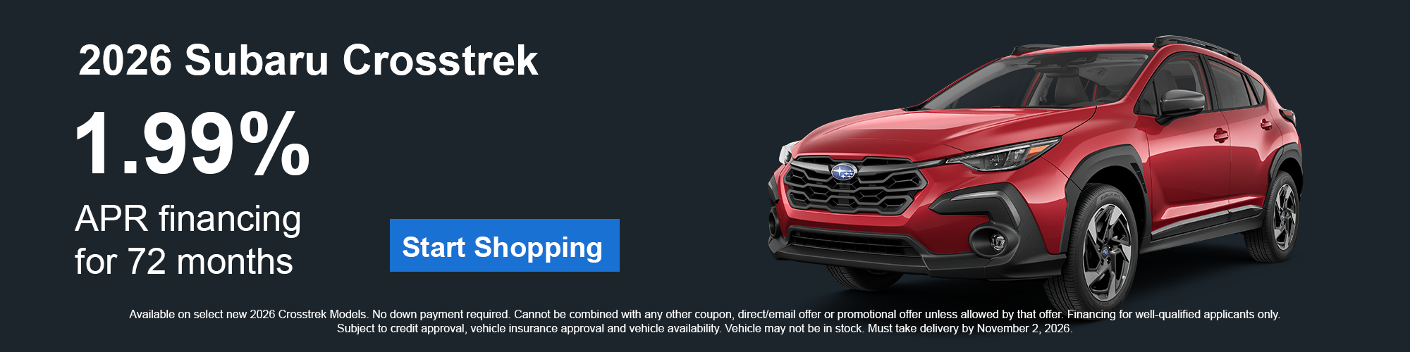 2026 Subaru Crosstrek